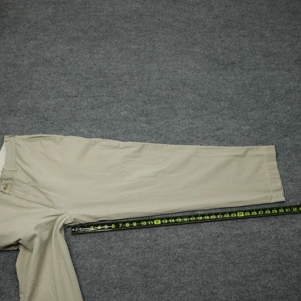 Polo Ralph Lauren Jeans Mens 35x32 Tan Philip Pant Classic Chino Cotton Twill